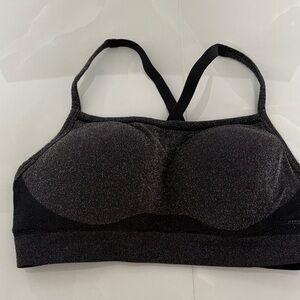 Victoria's Secret Black Shimmer Padded Sports Bralette